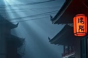 《铜色海岸》海岸线夕阳与旧渔船横版画面