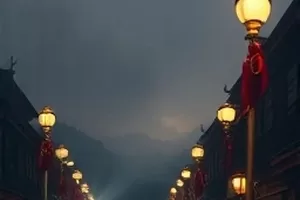 《雾港列车》站台雪夜车厢场景的横版剧照
