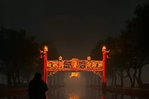 《逆光修理铺》修理台工具与台灯横版画面